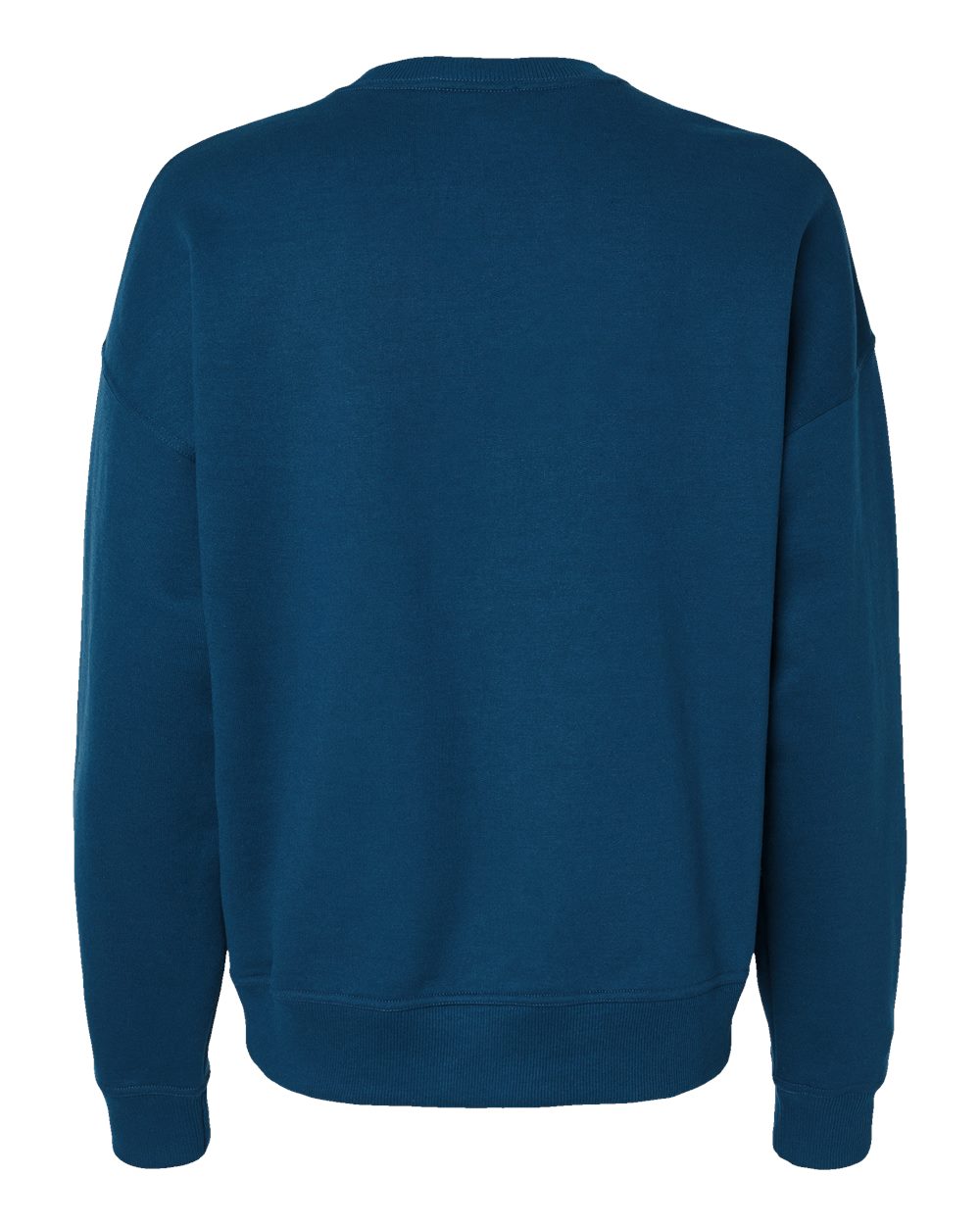 Rear View of Late Night Blue Powerblend® Women's Crewneck Sweatshirt - S650