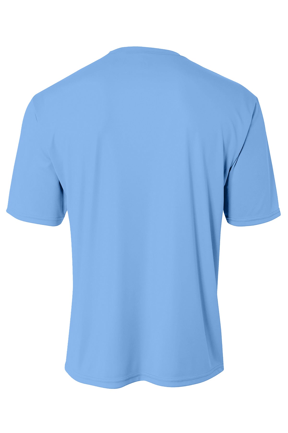 Rear View of LightBlue A4 Sprint Performance Tee A4N3402