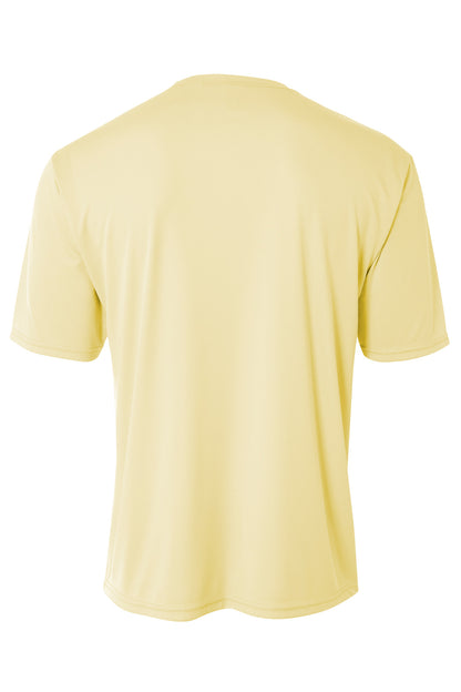 Rear View of LightYllw A4 Cooling Performance Short Sleeve Tee A4N3142
