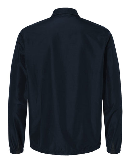 Rear View of Navy Coach's Jacket - CO126