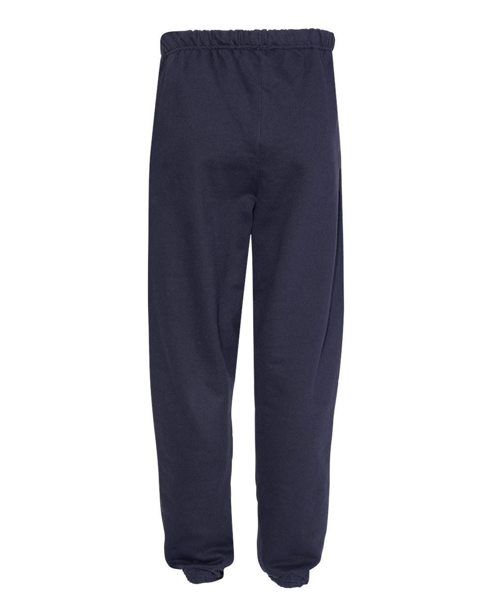 Rear View of Navy Reverse Weave® Sweatpants - RW10