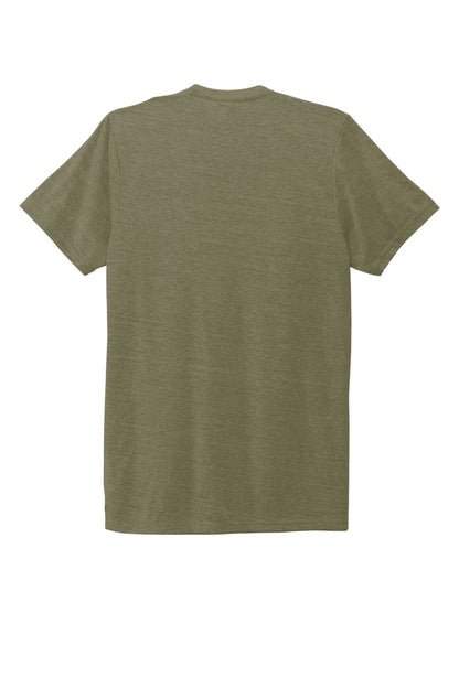 Rear View of Olive You Grn Allmade Unisex Tri-Blend Tee AL2004