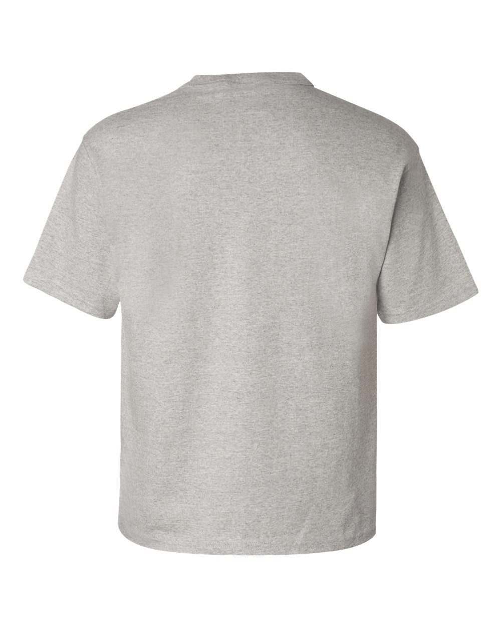 Rear View of Oxford Grey Heritage Jersey T-Shirt - T105