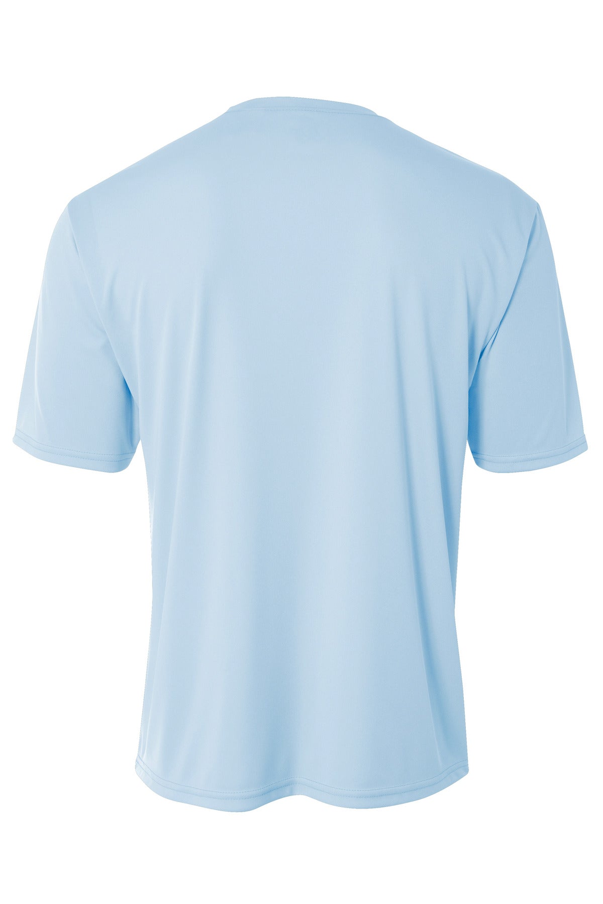 Rear View of PastelBlue A4 Cooling Performance Short Sleeve Tee A4N3142
