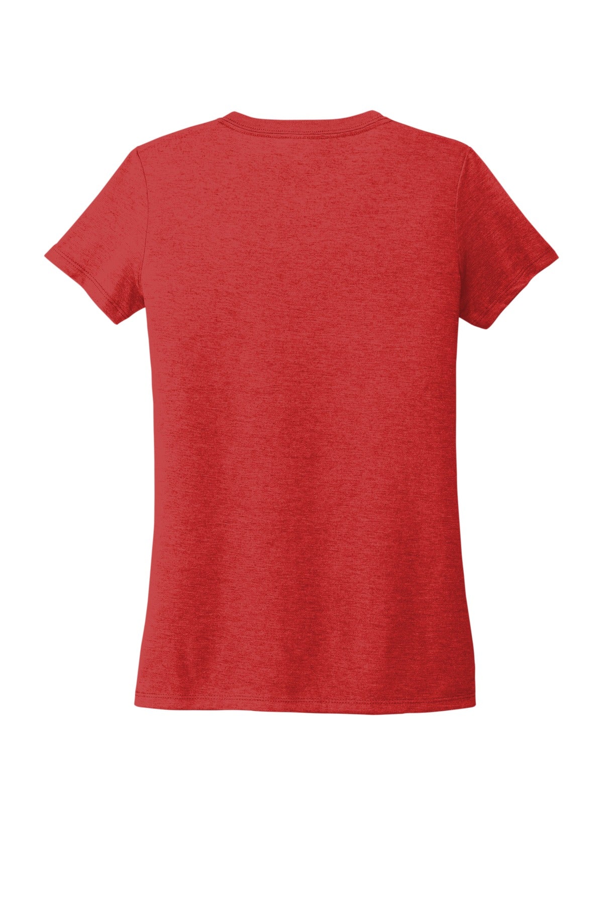 Rear View of Rise Up Red Allmade Women's Tri-Blend V-Neck Tee AL2018