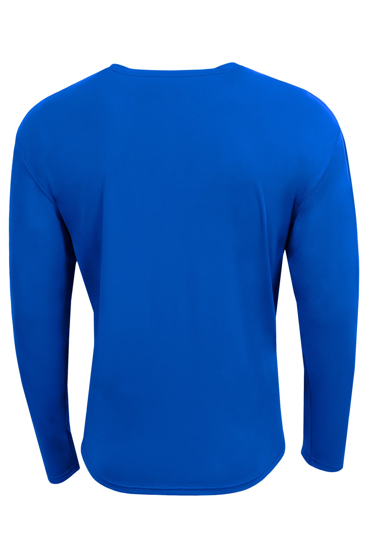 Rear View of Royal A4 AirFlex Long Sleeve Tee A4N3532
