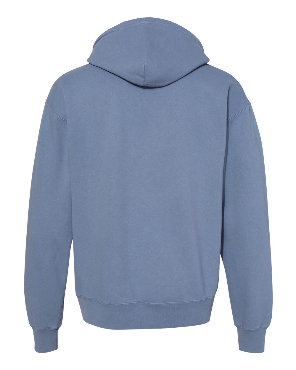 Rear View of Saltwater Garment-Dyed Hooded Sweatshirt - CD450