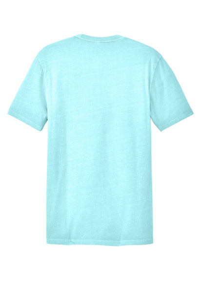 Rear View of SaltwtrBlu Allmade Unisex Mineral Dye Organic Cotton Tee AL2400