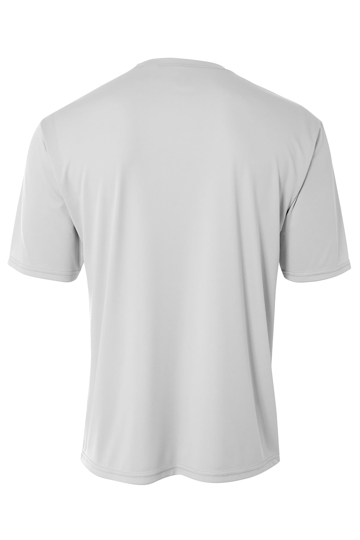 Rear View of Silver A4 Sprint Performance Tee A4N3402