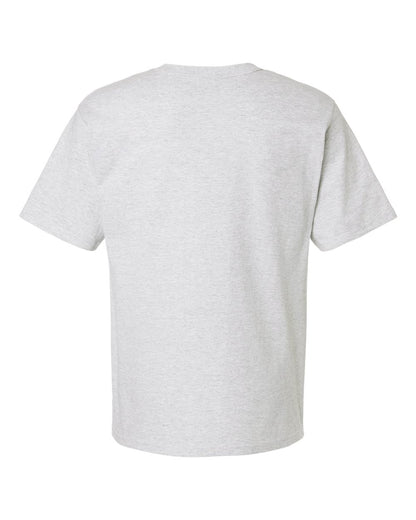Rear View of Silver Grey Heritage Jersey T-Shirt - T105