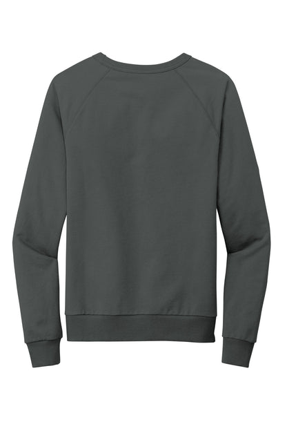 Rear View of Teraingrey Allmade Unisex Organic French Terry Crewneck Sweatshirt AL4004