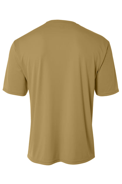 Rear View of VegasGold A4 Cooling Performance Short Sleeve Tee A4N3142