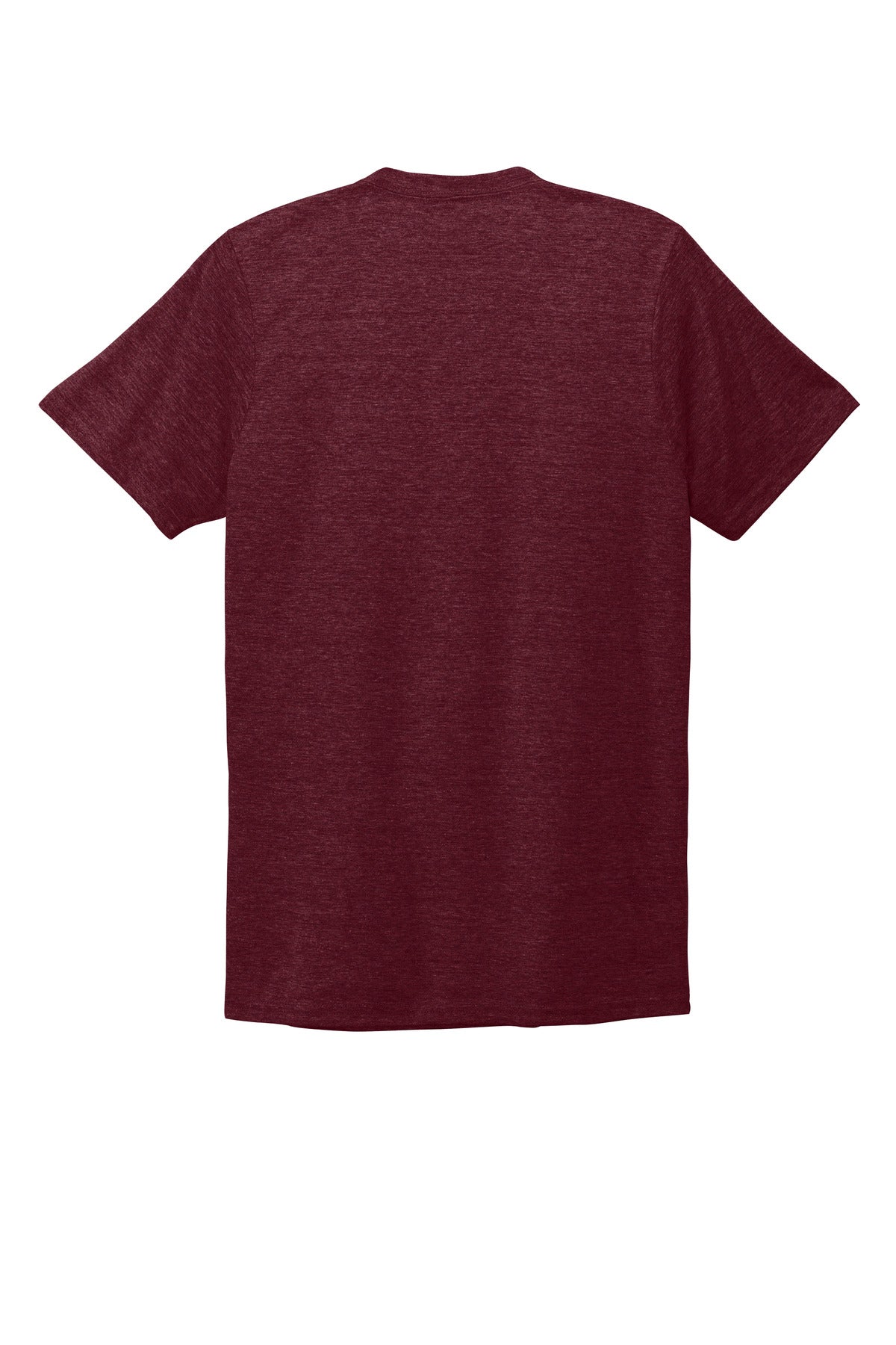 Rear View of Vino Red Allmade Unisex Tri-Blend V-Neck Tee AL2014
