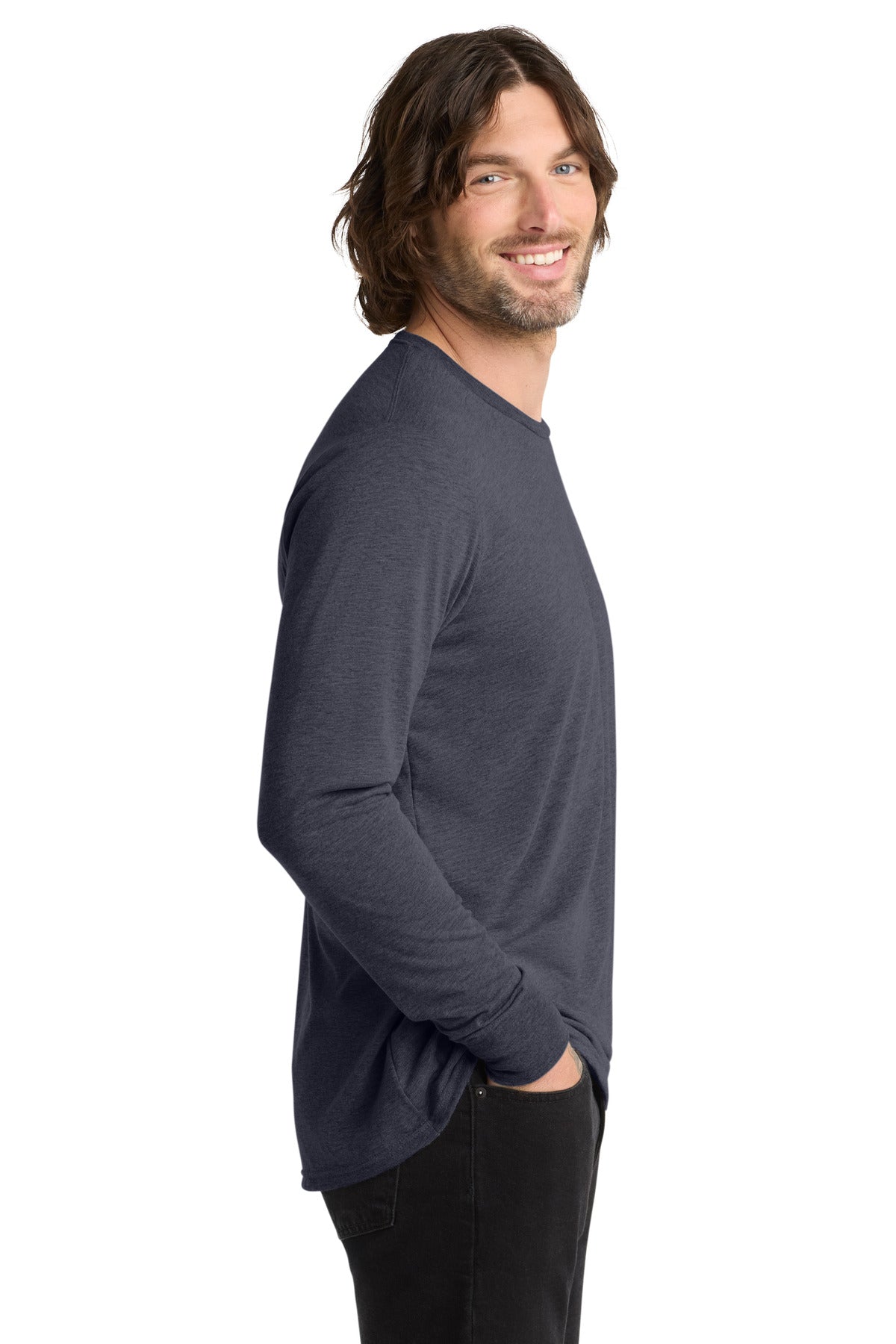 Rebel Blue Allmade Unisex Tri-Blend Long Sleeve Tee AL6004