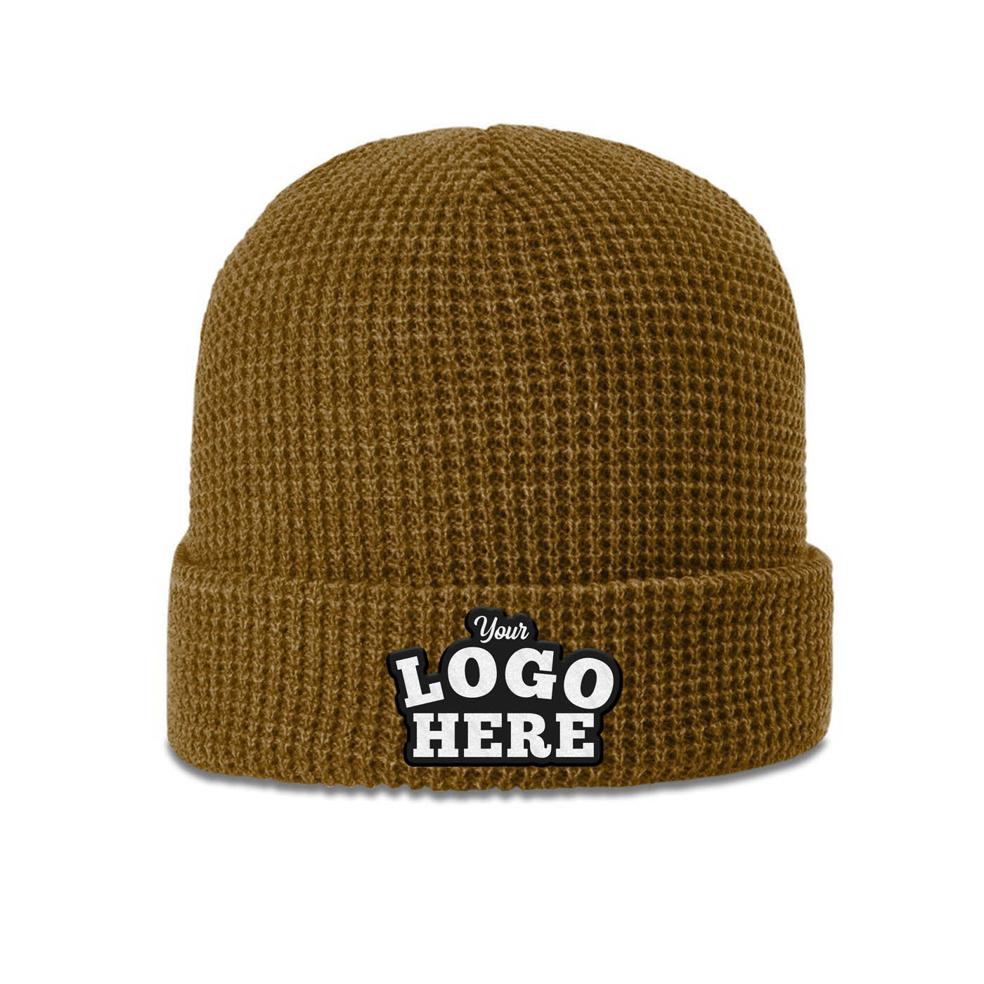50 Hats Custom Logo Richardson 146 Waffle Knit Beanies Embroidered Package Deal