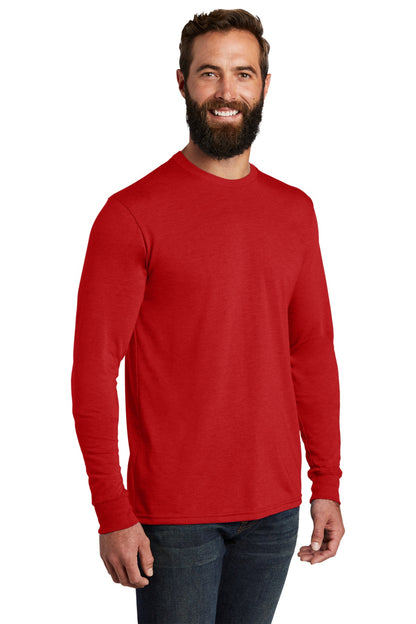 Rise Up Red Allmade Unisex Tri-Blend Long Sleeve Tee AL6004