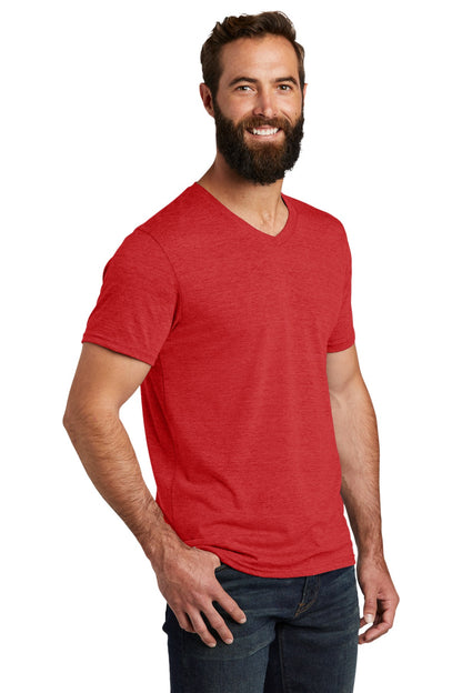 Rise Up Red Allmade Unisex Tri-Blend V-Neck Tee AL2014