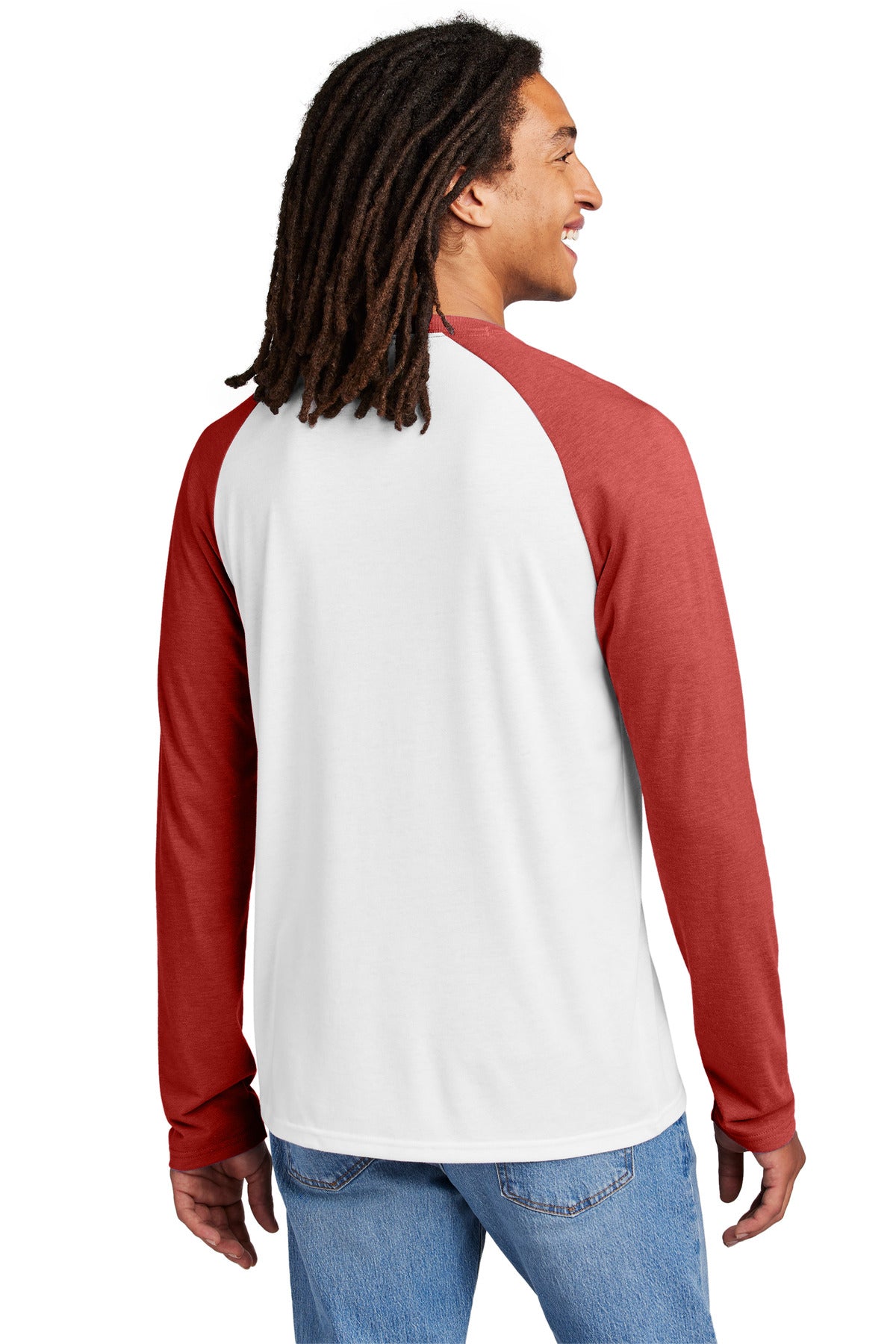 RseUpR/BtW Allmade Unisex Tri-Blend Long Sleeve Colorblock Raglan AL6009