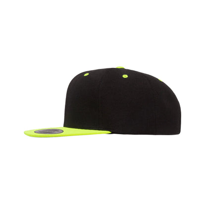 Custom Embroidered Yupoong 6089MT Premium Snapback Hat, Flat Bill, 2-Tone Colors, YP Classics