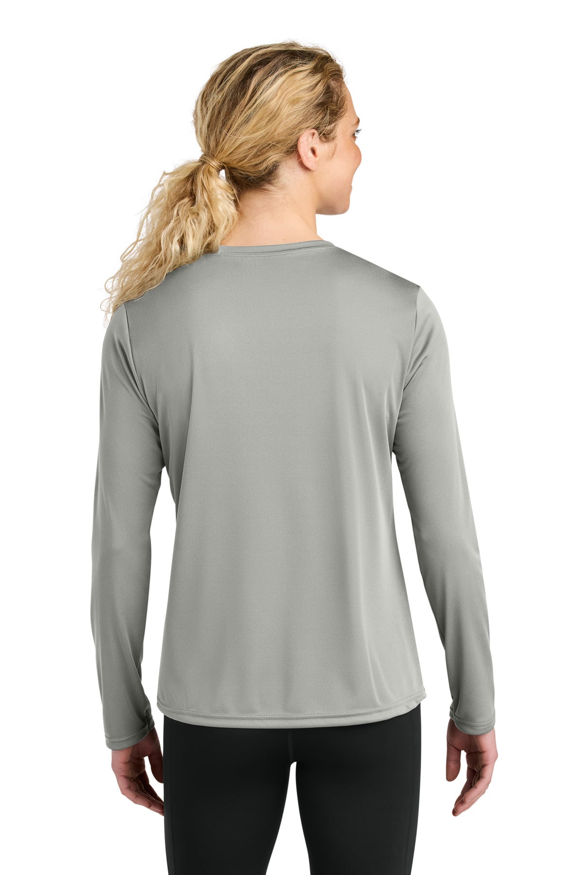Silver A4 Women's Cooling Performance Long Sleeve Tee A4NW3002