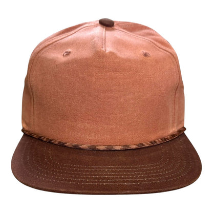 Blank Rope Hats Waxed Canvas Cap