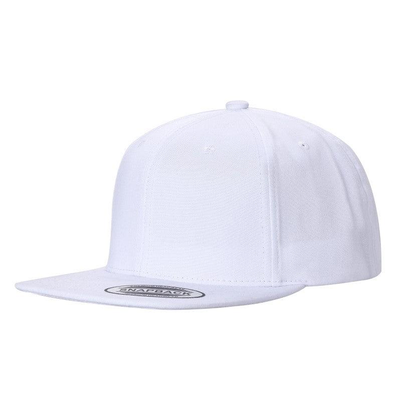 Unbranded Snapback Hat, Blank Flat Bill Cap