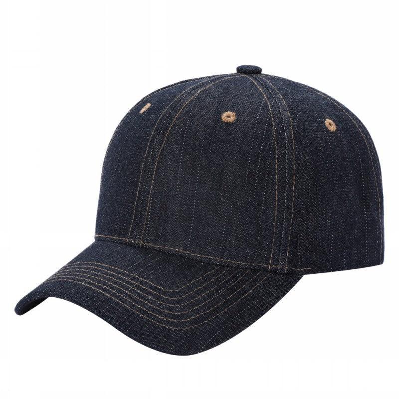Unbranded Structured Baseball Cap, Blank 6 Panel Hat