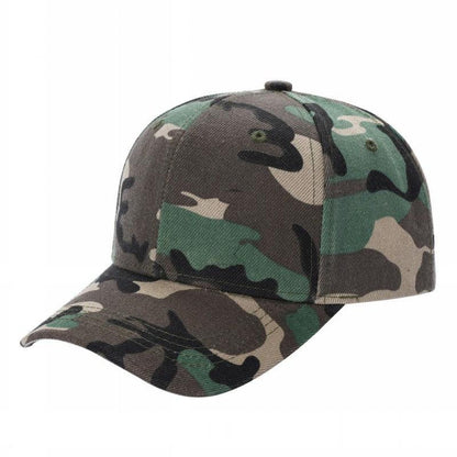 Unbranded Structured Baseball Cap, Blank 6 Panel Hat
