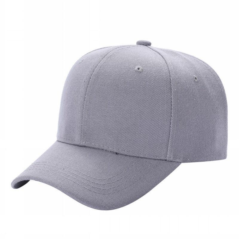 Unbranded Structured Baseball Cap, Blank 6 Panel Hat