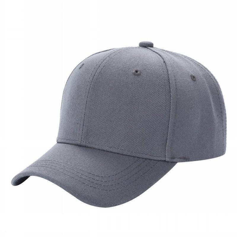 Unbranded Structured Baseball Cap, Blank 6 Panel Hat
