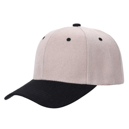 Unbranded 2 Tone Baseball Cap, Blank Structured Hat