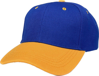 Unbranded 2 Tone Baseball Cap, Blank Structured Hat