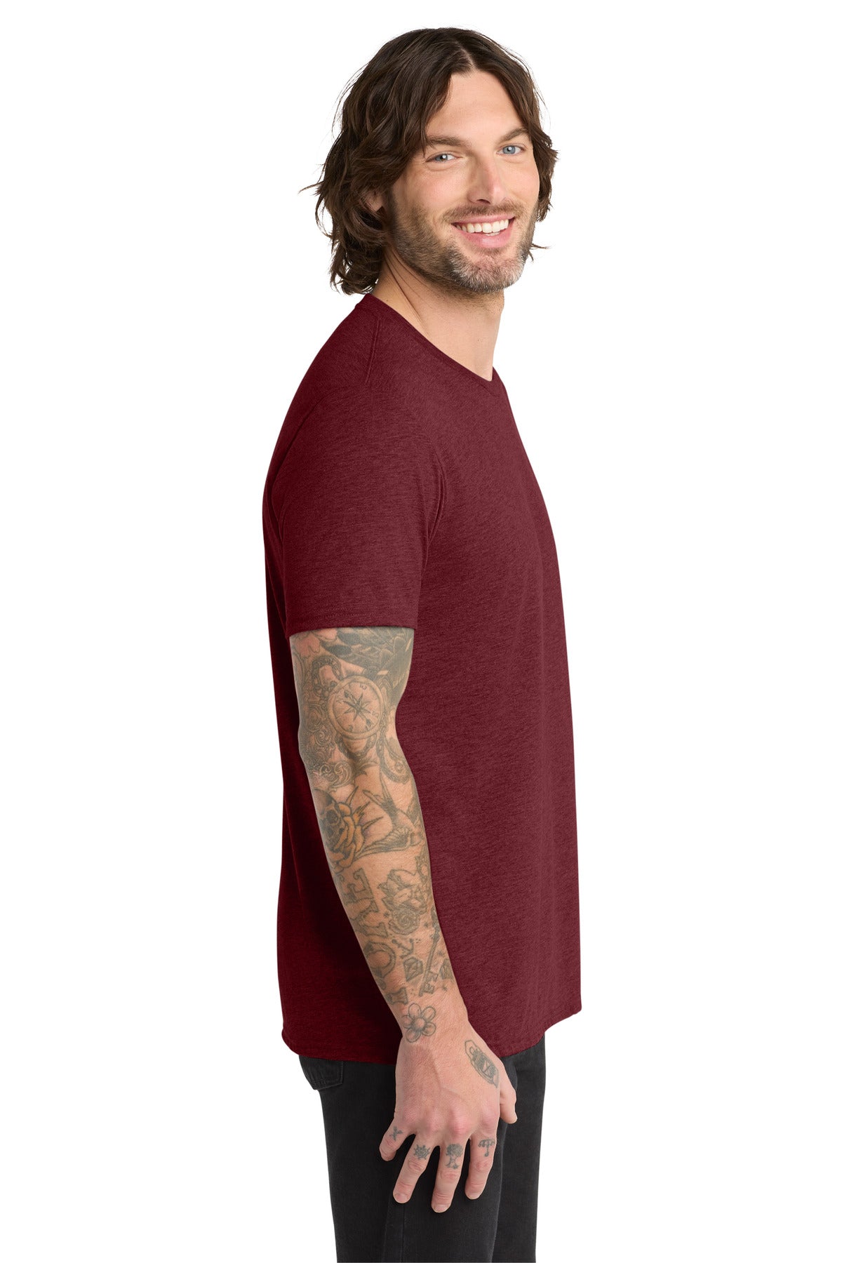 Vino Red Allmade Unisex Tri-Blend Tee AL2004