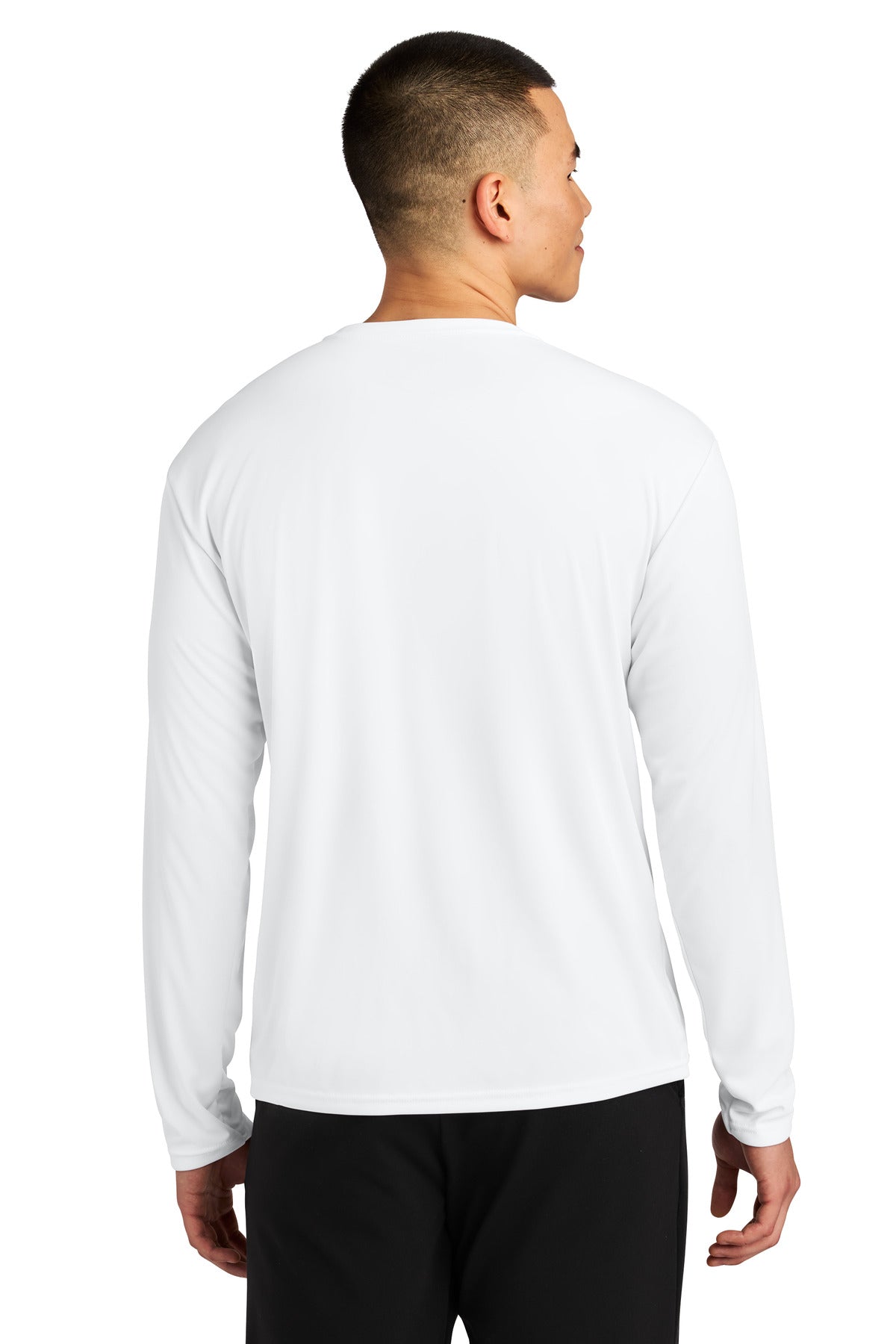 White A4 AirFlex Long Sleeve Tee A4N3532
