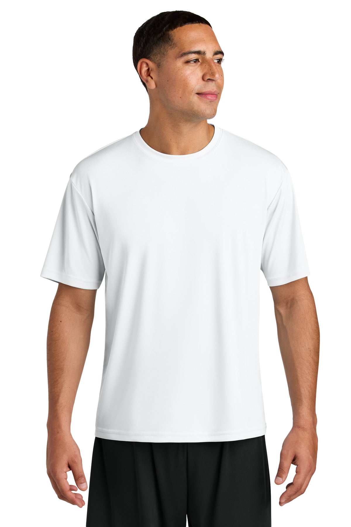 White A4 Cooling Performance Short Sleeve Tee A4N3142
