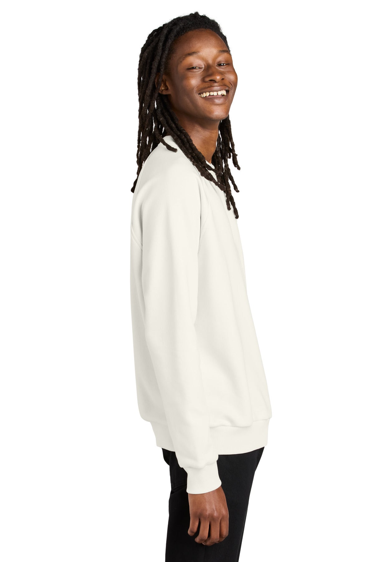 WhiteSand Allmade Unisex Organic CVC Fleece Crewneck Sweatshirt AL5004