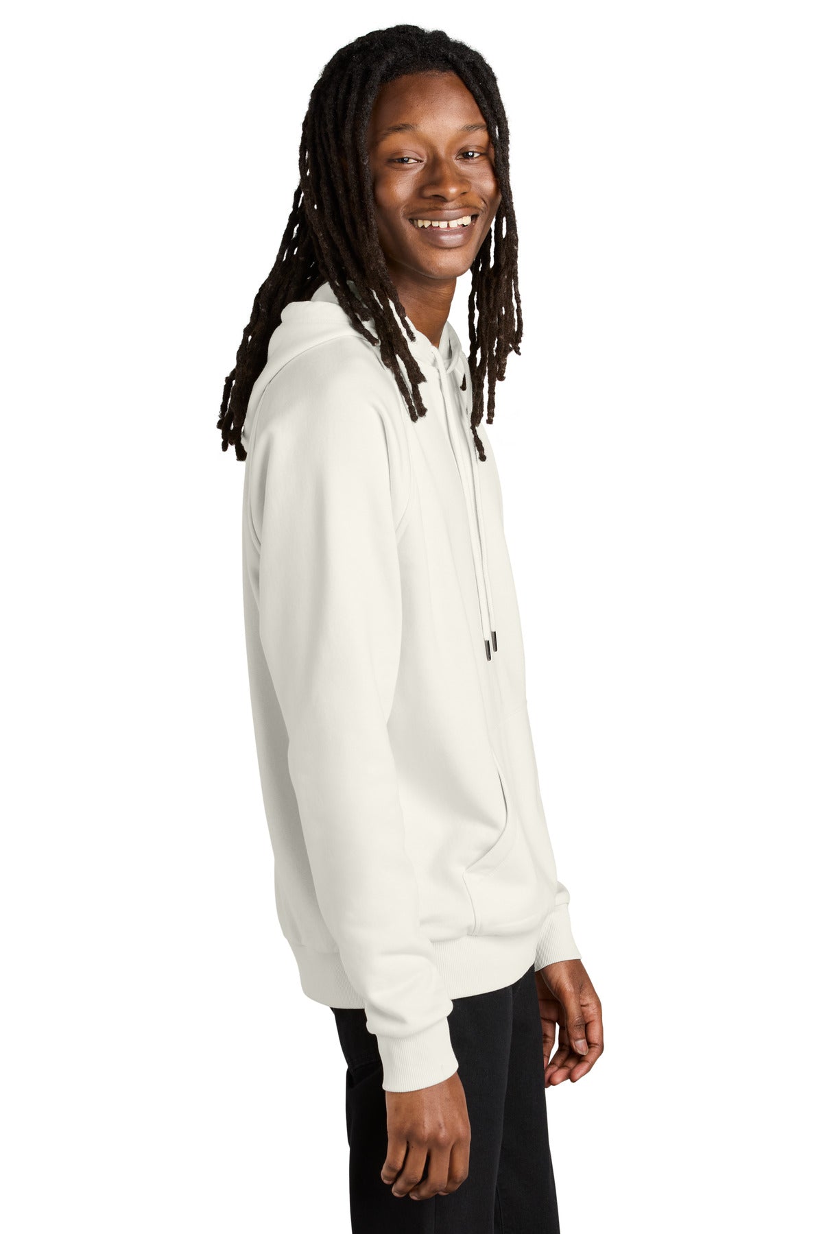 WhiteSand Allmade Unisex Organic CVC Fleece Pullover Hoodie AL5000