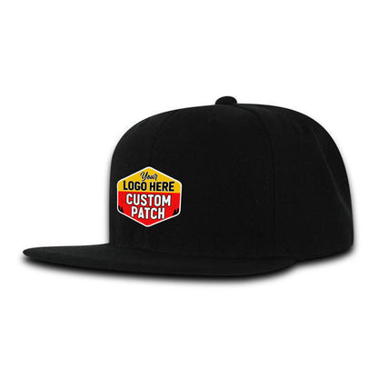 Custom Patch Decky 7011 - Youth 6 Panel High Profile Structured Snapback, Kids Flat Bill Hat