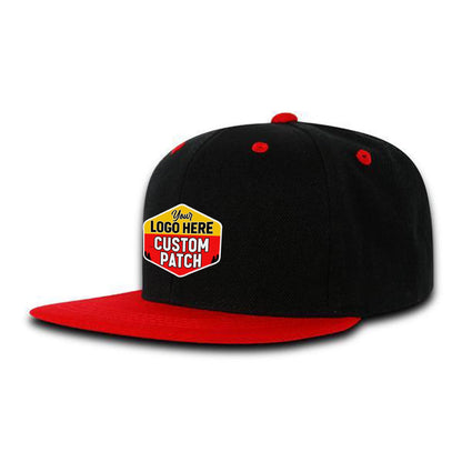 Custom Patch Decky 7011 - Youth 6 Panel High Profile Structured Snapback, Kids Flat Bill Hat