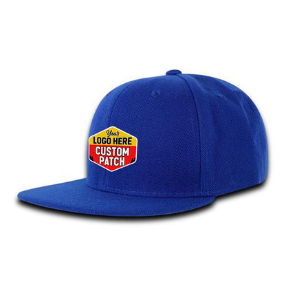 Custom Patch Decky 7011 - Youth 6 Panel High Profile Structured Snapback, Kids Flat Bill Hat