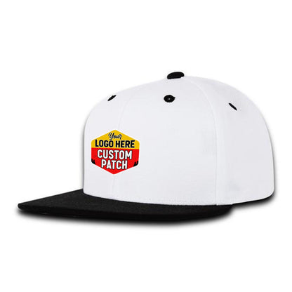 Custom Patch Decky 7011 - Youth 6 Panel High Profile Structured Snapback, Kids Flat Bill Hat