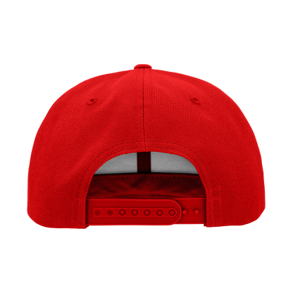 Custom Embroidered Decky 1015 - 6 Panel Mid Profile, Structured Snapback Hat