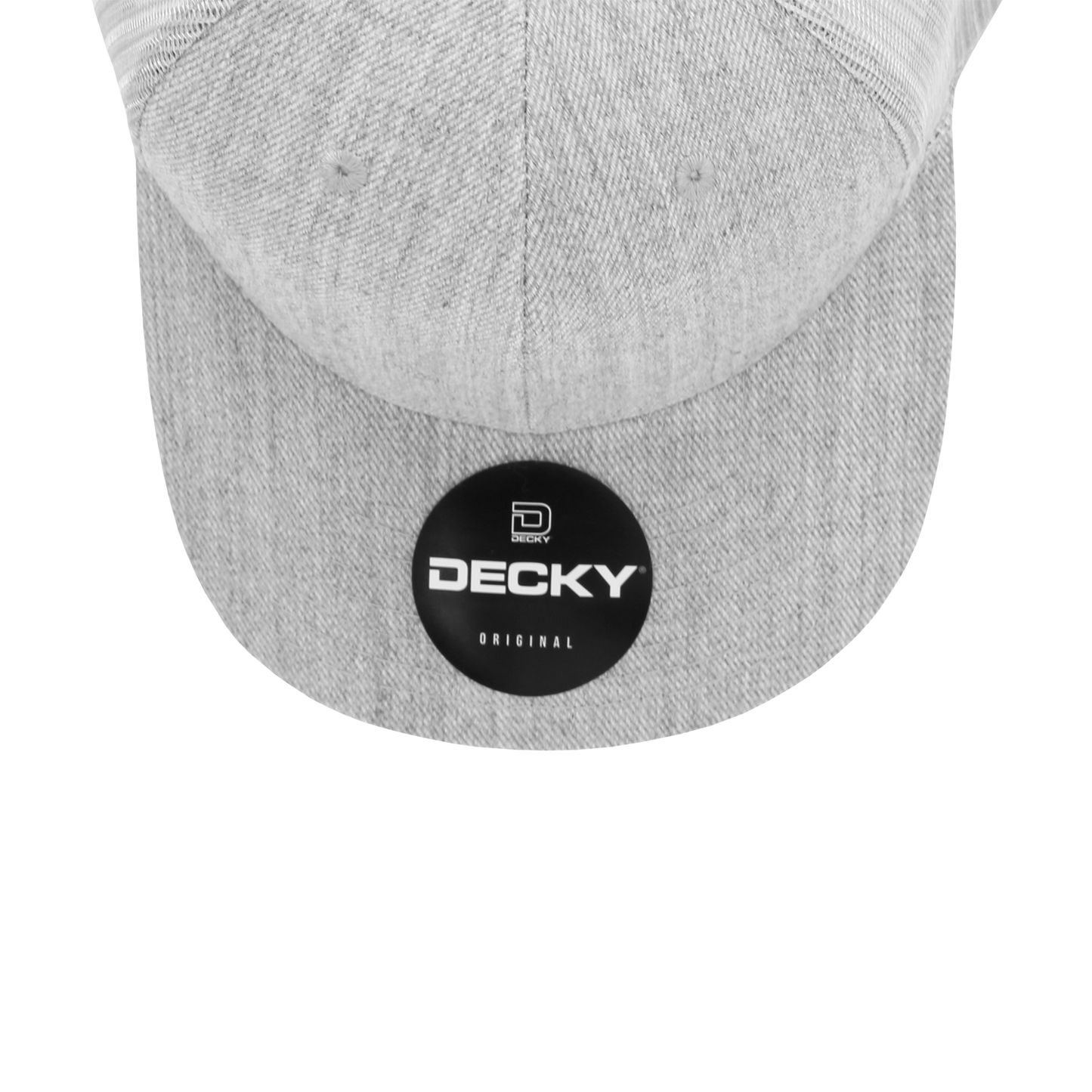 Custom Embroidered Decky 1053 - 6-Panel Curve Bill Trucker Cap - 1053
