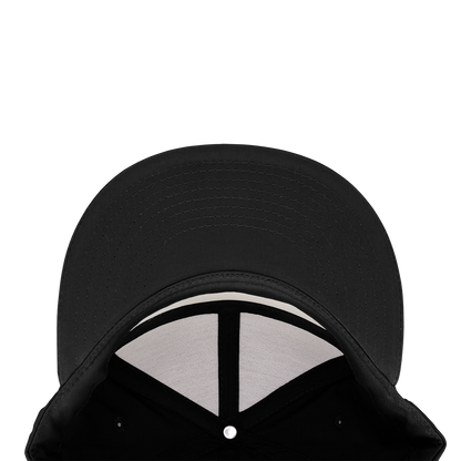 Custom Patch Decky 1098 - 7 Panel Flat Bill Hat, Snapback, 7 Panel High Profile Structured Cap