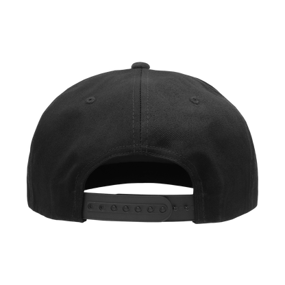 Custom Patch Decky 1098 - 7 Panel Flat Bill Hat, Snapback, 7 Panel High Profile Structured Cap