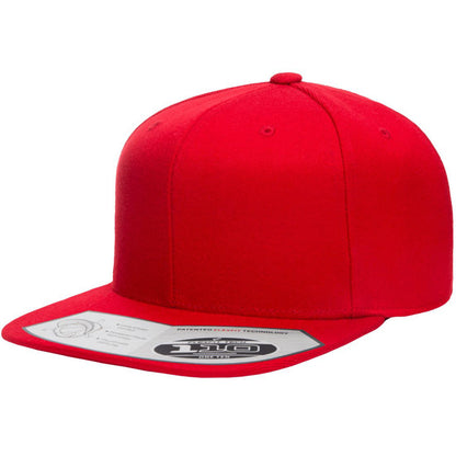 Flexfit 110 Premium Snapback Hat Flat Bill Cap 110F, 110FT - Blank