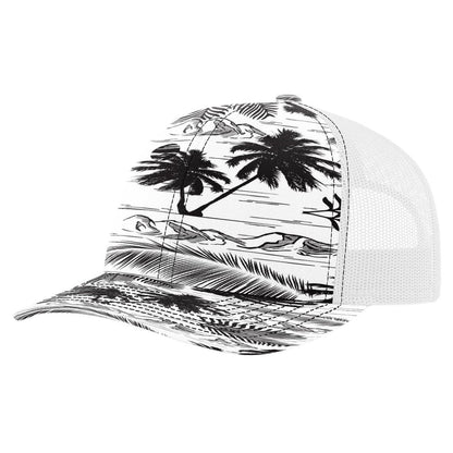 Richardson 112P Printed Trucker Hat Snapback Cap - Blank