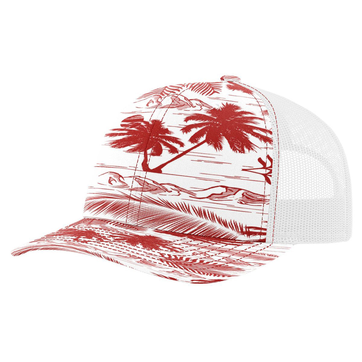 Richardson 112P Printed Trucker Hat Snapback Cap - Blank