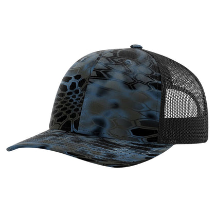 Richardson 112P Printed Trucker Hat Snapback Cap - Blank