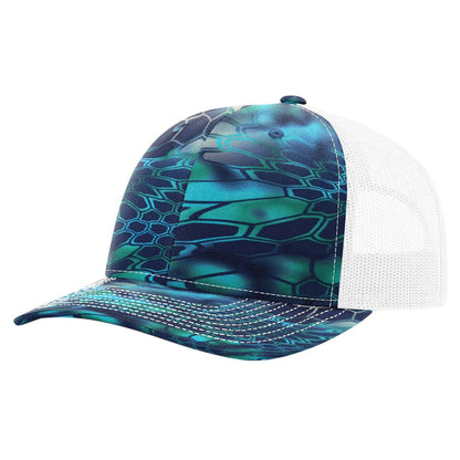 Richardson 112P Printed Trucker Hat Snapback Cap - Blank